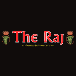 The Raj Indian St Helens logo.